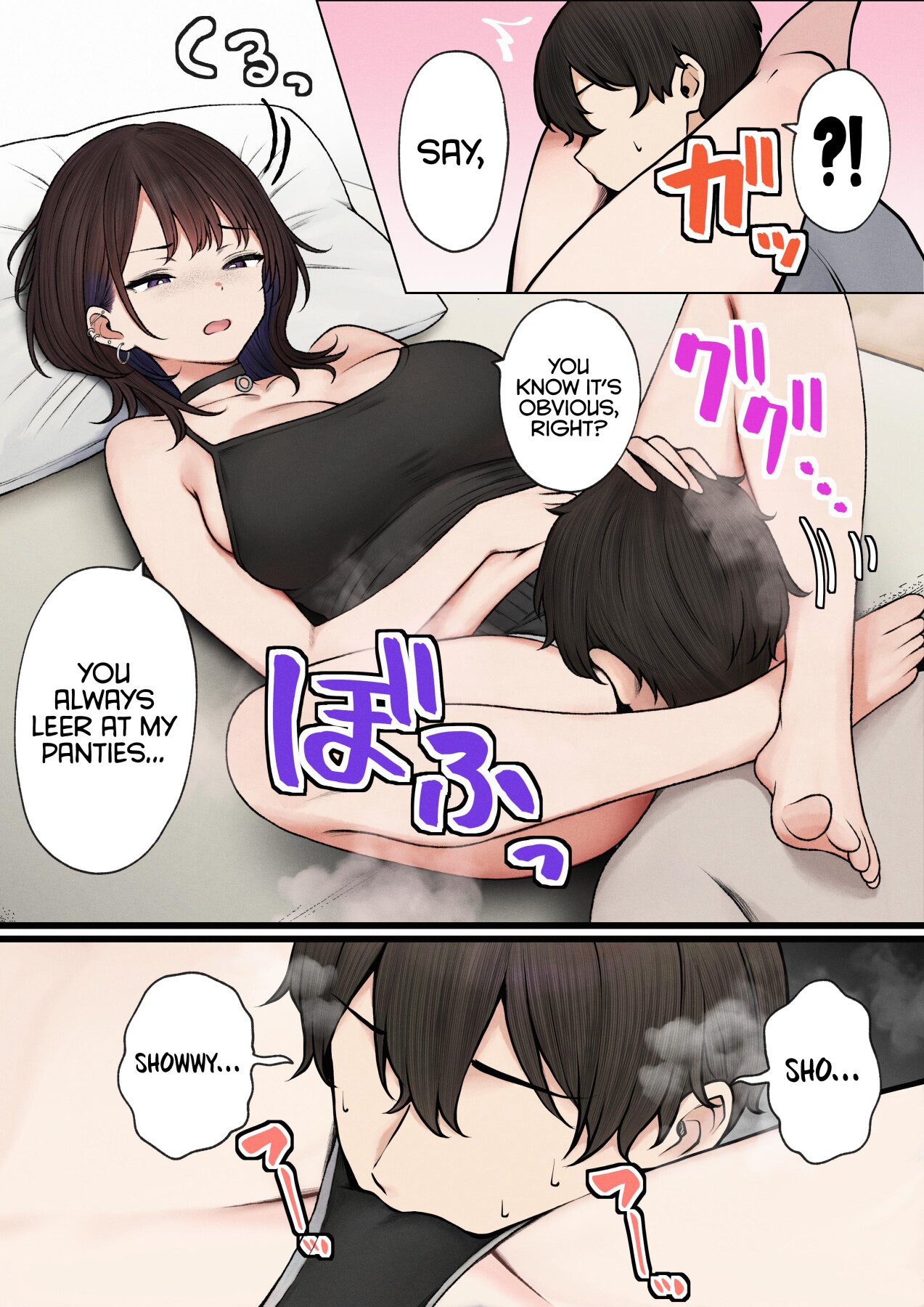 Hentai Manga Comic-The story of how my bedroom became my gyaru childhood friend's fuck-room-Read-7